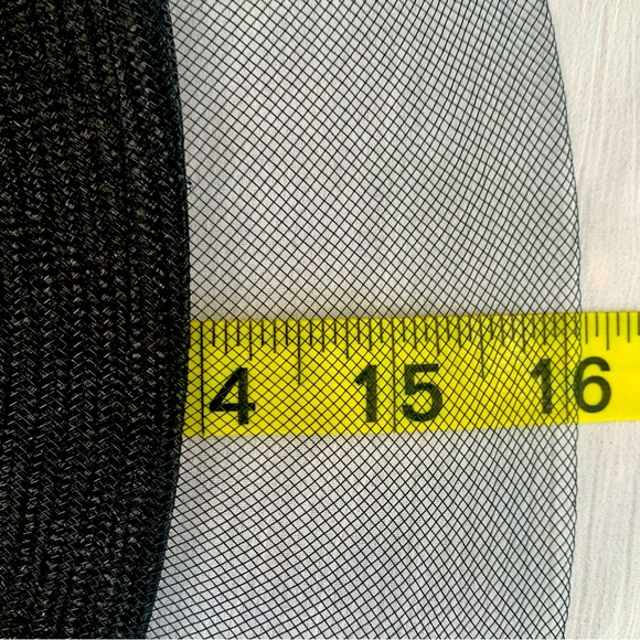 Vintage Black Tilt Hat OS 50s 60s Sonni San Francisco Dior Derby Beetlejuice - Picture 14 of 16